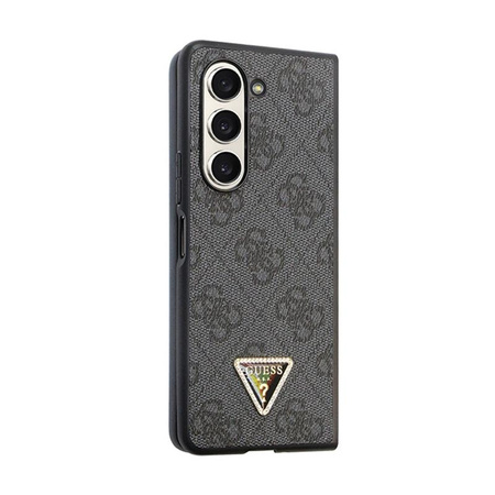 Guess Leder 4G Diamond Triangle - Samsung Z Fold 5 Tasche (schwarz)