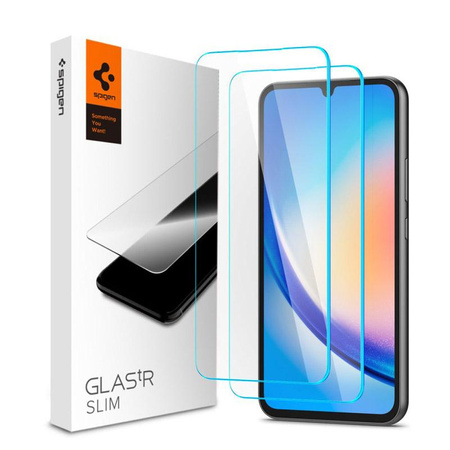 Spigen Glas.TR Slim 2-Pack - Verre trempé pour Samsung Galaxy A34 5G