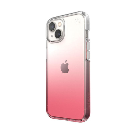 Speck Presidio Perfect-Clear + Ombre - iPhone 14 / iPhone 13 Hülle mit MICROBAN Beschichtung (Clear / Vintage Rose Fade)