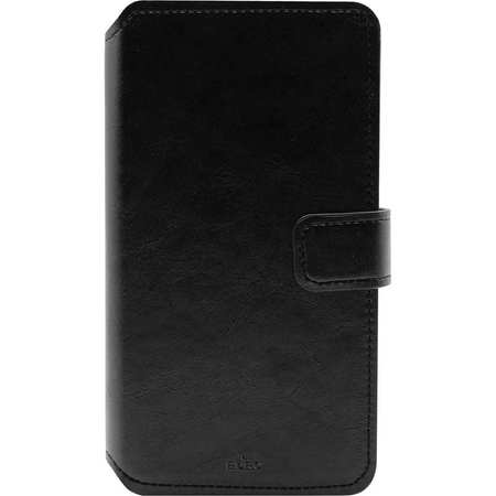 PURO Universal Wallet 360° - Universal swivel case with card pockets, size XL (black)