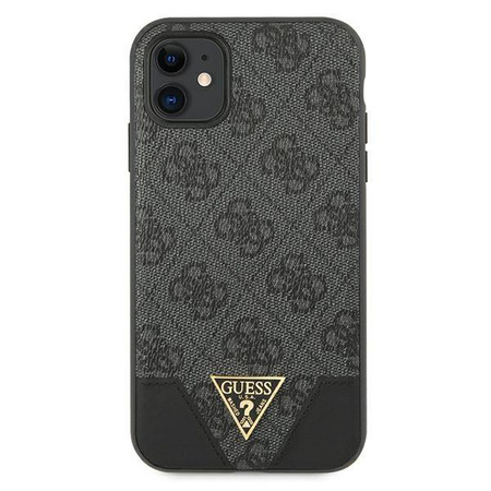 Guess 4G Triangle Collection - iPhone 11 Hülle (Grau)