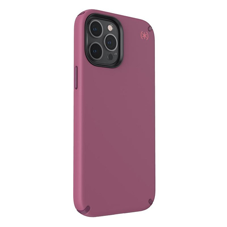 Speck Presidio2 Pro - iPhone 12 Pro Max tok MICROBAN bevonattal (LSH burgundi)