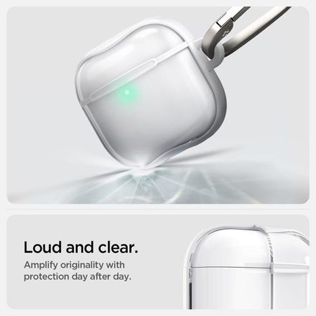 Spigen Ultra Hybrid - Pouzdro pro Apple AirPods 4 (Jet White)