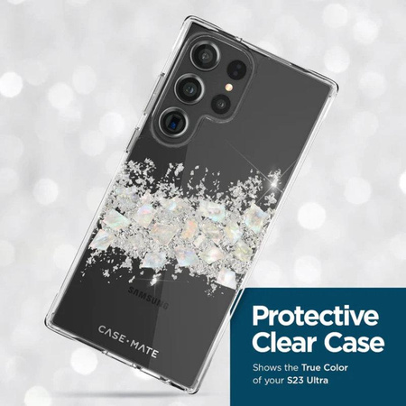 Case-Mate Karat - Etui Samsung Galaxy S23 Ultra zdobione masą perłową (A Touch of Pearl)