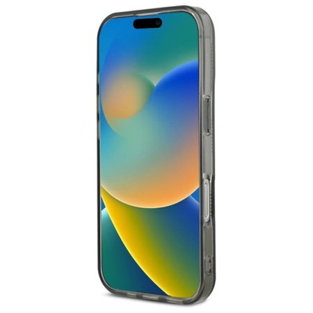 Karl Lagerfeld IML Karl Head Electroplated - Hülle für iPhone 16 Pro (schwarz)