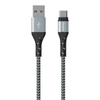 Energizer Ultimate - USB-A zu USB-C Anschlusskabel 2m (Silber)