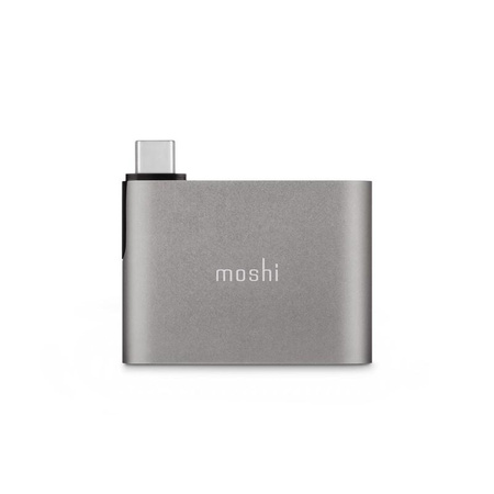 Adaptér Moshi USB-C - adaptér pro HDMI 4K a HDR s podporou 60W nabíjení Power Delivery (titanově šedý)