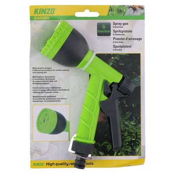 Kinzo - Multifunktionale Sprinklerpistole zur Gartenbewässerung (6 Funktionen)