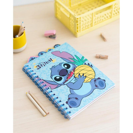 ZESZYT A5 STITCH W KROPKI DLA DZIECI Disney NOTATNIK Z PRZEKŁADKAMI