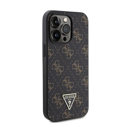 Guess 4G Triangle Metal Logo - iPhone 14 Pro Case (black)