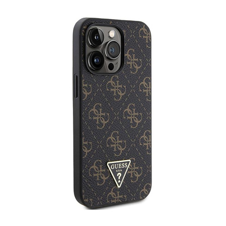 Guess 4G Triangle Metal Logo - iPhone 14 Pro Max Case (black)