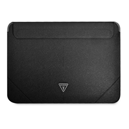 Guess Saffiano Triangle Logo Sleevee - Etui na notebooka 16" (czarny)