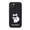 Karl Lagerfeld 3D gumové pouzdro NFT Choupette - iPhone 14 (černé)