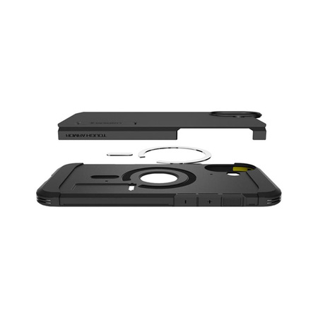 Spigen Tough Armor MagSafe - Gehäuse für iPhone 16 (Schwarz)