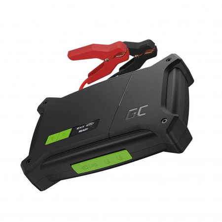 Green Cell - PowerBoost Autostarthilfe / Powerbank / Autostarter mit Ladefunktion 16000mAh 2000A