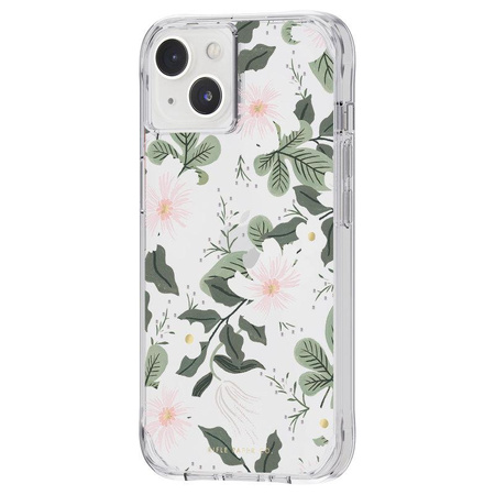 Rifle Paper Clear - iPhone 14 Hülle (Weide)