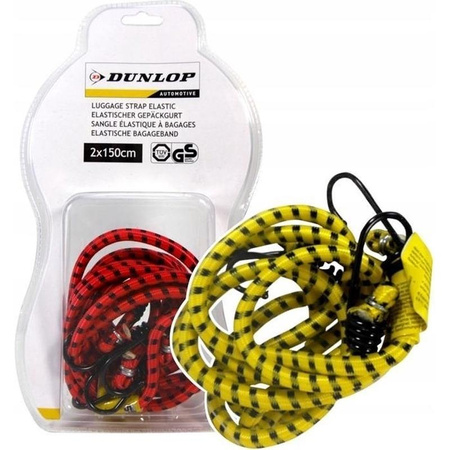 Dunlop - Popruhy pro upevnění zavazadel 2x150cm (žluté)