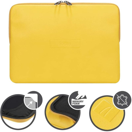 Tucano Today - Pokrowiec MacBook Pro 14" / Pro 13" (M2/M1/2022-2016) / Air 13" (M2/M1/2022-2018) / Laptop 12” (żółty)
