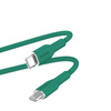 PURO ICON Soft Cable - kabel USB-C na Lightning s certifikací MFi 1,5 m (Jade)
