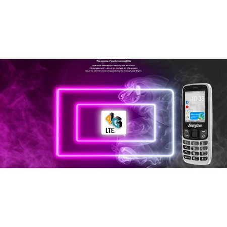 Energizer E242S+ - Telefon 512MB RAM 4GB 2,4" 4G LTE Dual SIM EU (černý)