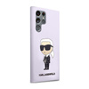 Karl Lagerfeld Silikonové pouzdro NFT Ikonik - Samsung Galaxy S23 Ultra (fialové)