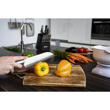 Alpina - Set de couteaux de cuisine avec support/bloc 15 pièces