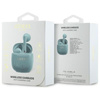 Guess Printed Classic Logo - TWS Casque Bluetooth + étui de chargement (turquoise)