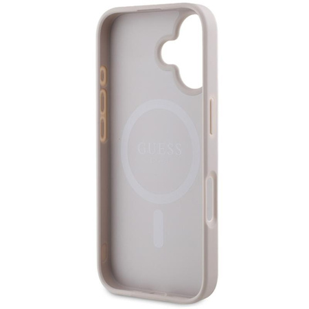 Guess 4G Printed Stripes MagSafe - iPhone 16 Case (pink)