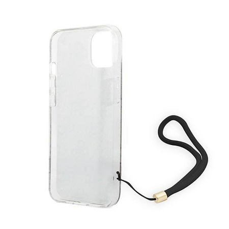 Guess 4G Print Cord - pouzdro pro iPhone 14 (hnědé)