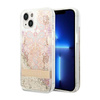Guess Liquid Glitter Paisley - Coque iPhone 14 (Or)