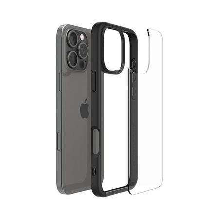 Spigen Ultra Hybrid - Coque pour iPhone 16 Pro Max (Noir mat)