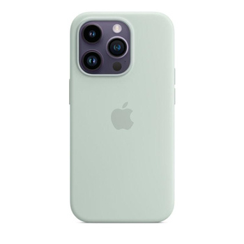 Apple szilikon tok - Szilikon tok MagSafe-rel iPhone 14 Pro készülékhez (agave)