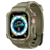 Spigen Rugged Armor Pro - Bracelet avec étui pour Apple Watch Ultra 49 mm (Vintage Khaki)