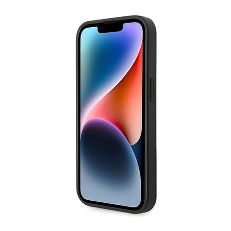 Karl Lagerfeld Glitter Flakes Ikonik - Case for iPhone 14 Pro Max (Silver)