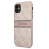 Guess 4G Printed Stripe - Coque pour iPhone 11 (rose)