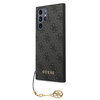 Guess 4G Charms Collection - Etui Samsung Galaxy S22 Ultra (szary)