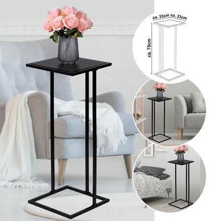 Arti Casa - Side table, helper 75 cm (black)