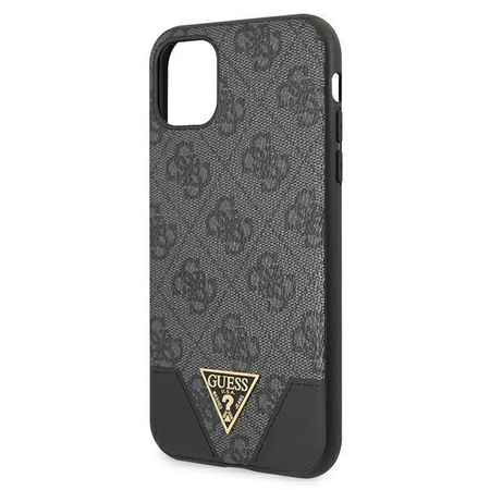 Guess 4G Triangle Collection - Pouzdro iPhone 11 (Šedá )