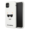 Karl Lagerfeld Choupette Head szilikon - iPhone 11 tok (fehér)