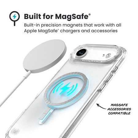 ETUI MAGSAFE PANCERNE DO IPHONE AIR Speck PRZEZROCZYSTE BEZBARWNE