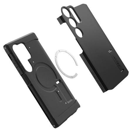 Spigen Tough Armor MagSafe - Etui pour Samsung Galaxy S24 Ultra (Noir)