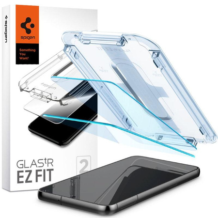 Spigen Glas.TR EZ Fit - Verre trempé 2 pièces. pour Samsung Galaxy S23+ (Transparent)