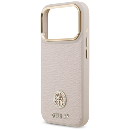 ETUI DO IPHONE 17 PRO do MAGSAFE GUESS ORYGINALNE RÓŻOWE ELEGANCKIE MODNE