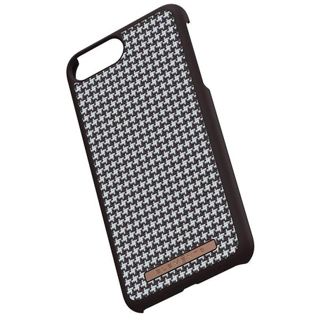 Nordic Elements Saeson Idun - Coque en matériau iPhone 8 Plus / 7 Plus / 6s Plus / 6 Plus (Dark Brown Pattern 2)