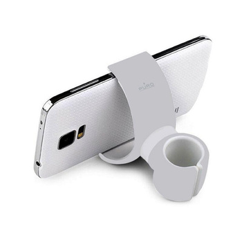 PURO White 360-degree Universal Holder - Support universel pour voiture/bicyclette (blanc)