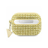 Guess Rhinestone Triangle Charm - pouzdro pro AirPods Pro (zlaté)