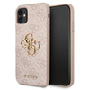 Guess 4G Big Metal Logo - Coque iPhone 11 (rose)