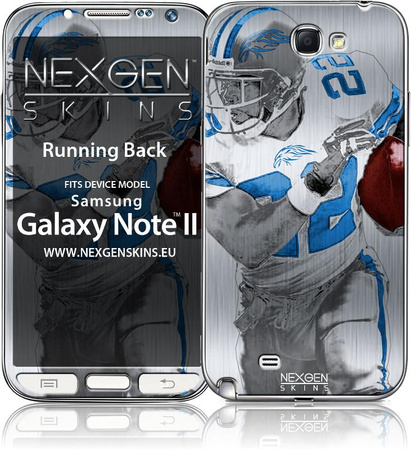 Nexgen Skins - Samsung GALAXY Note 2 3D hatású bőrkészlet (Running Back 3D)