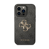 Guess 4G Big Metal Logo - Coque iPhone 15 Pro (gris)