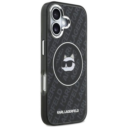 ETUI DO IPHONE 17 do MAGSAFE KARL LAGERFELD ORYGINALNE CZARNE MODNE CASE